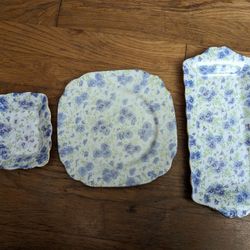 Royal Albert Blue Pansy Chintz