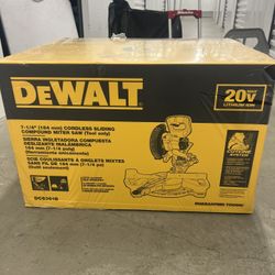DEWALT 20V MAX Cordless 7-1/4 in. Sliding Miter Saw (Tool Only