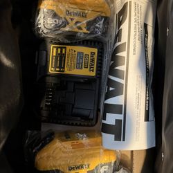 Dewalt XR Batteries 6 Amp + 4 Amp With Charger And Case 
