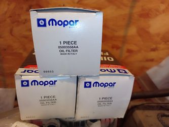 Mopar/ Jeep oil filters for Liberty 2.8L crd diesel