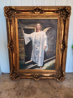 Jesus Gold Painting
