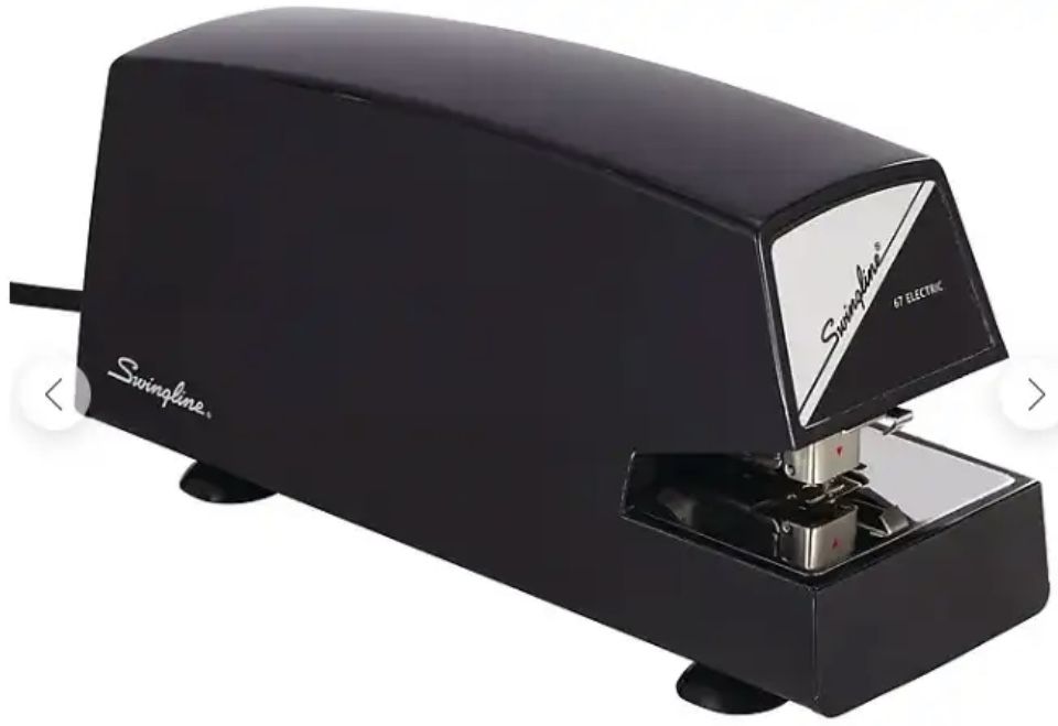 Swingline Commercial Electric Stapler, 20 Sheet Capacities, Black (06701) Heavy Duty