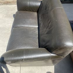 Leather Love Couch 