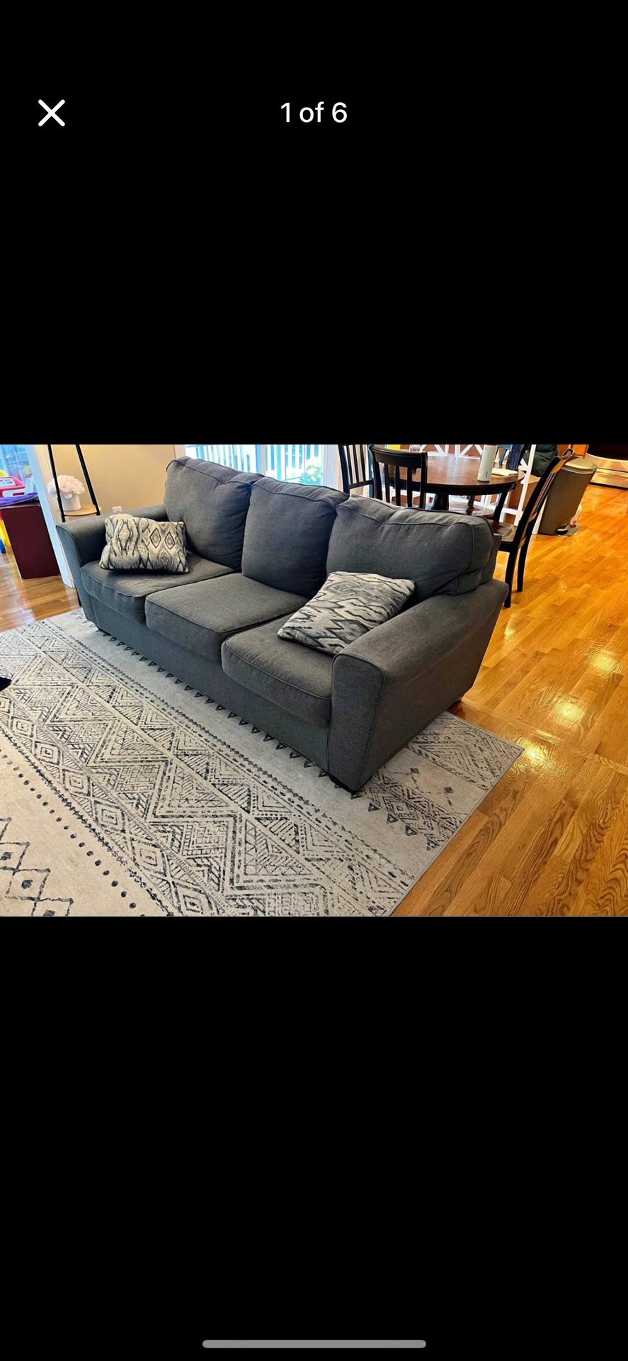 Two Couch Grey Set