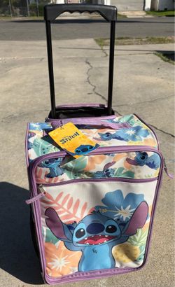 Disney stitch luggage suit case