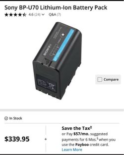Sony BP-U70 Lithium-Ion Battery Pack