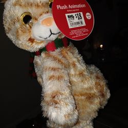 Brown Christmas Musical Cat Cyber Sale