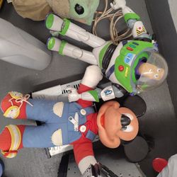 Vintage Mickey Mouse And Buzz Lightyear