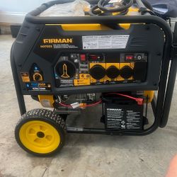 Firman Generater 7500 Watts Dual Fuel