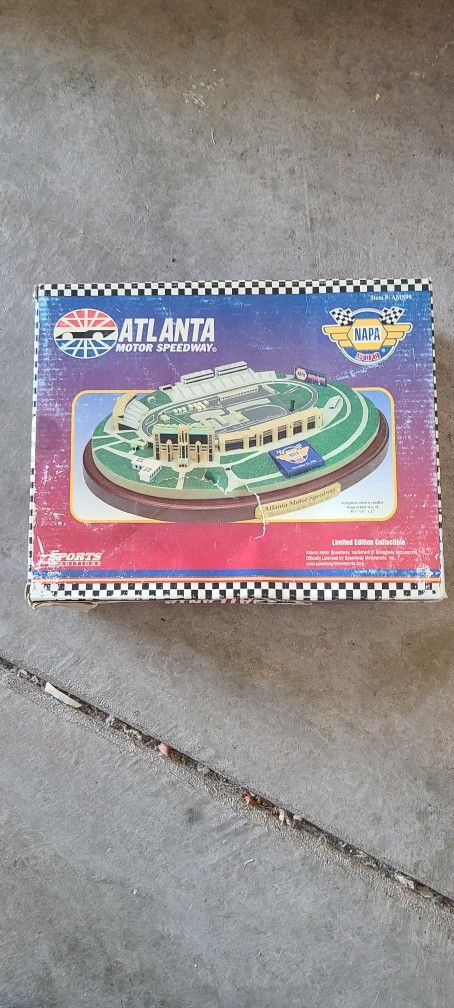 Brand New Nascar Napa Limited Edition Atlanta Motor Speedway  Sculpture. 