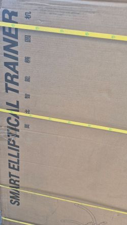 New elliptical machine in the box