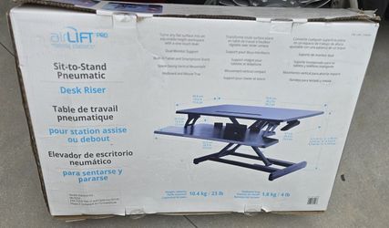 Never Used Airlift Pro Sit Or Stand Desk Stand