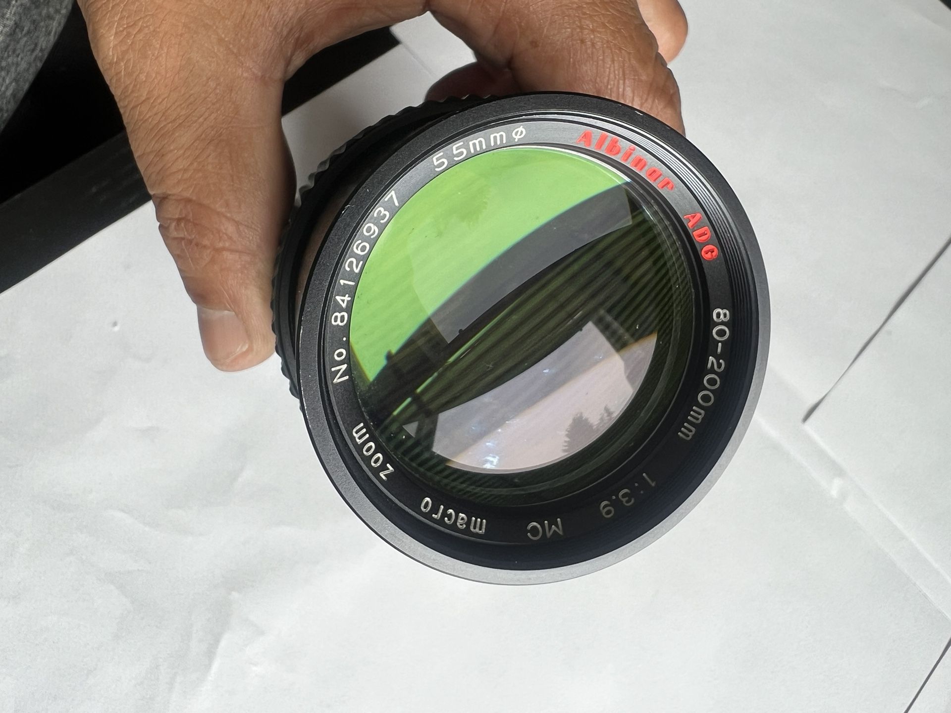 Albinar ADG Telephoto Lens 80-200mm 1:3.9 Minolta MC Mount Macro Zoom Lens.