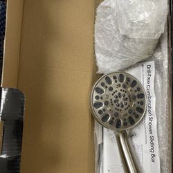 Brushed Nickel Dual Shower Head 1.8 GPM GPM 