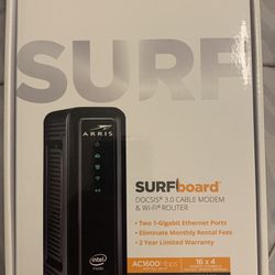 Arris SBG10- SURFboard DOCSIS® 3.0 CABLE MODEM & Wi-Fi® ROUTER