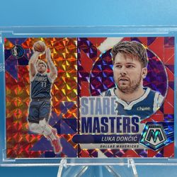 Luka Doncic  2023-24 Mosaic Stare Masters Purple Mosaic Prizm /99
