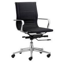 Office Chair (Florence Mid Back Chair E/Metal Arms)