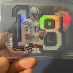Peyton Manning football card