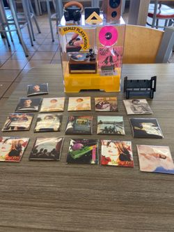 mini record player