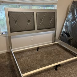 Bed frame With Side Table