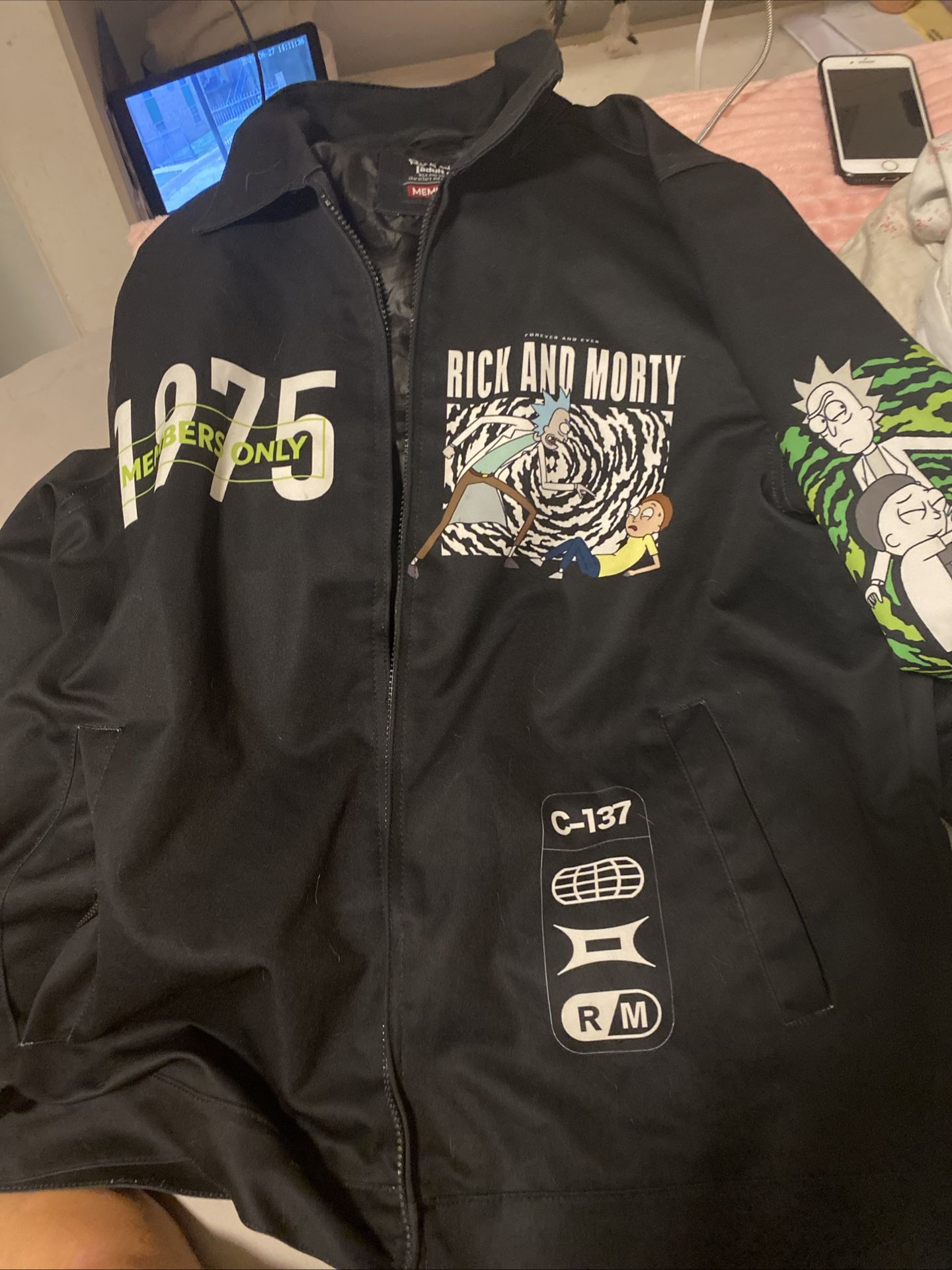 Rick & Morty Members Only jacket