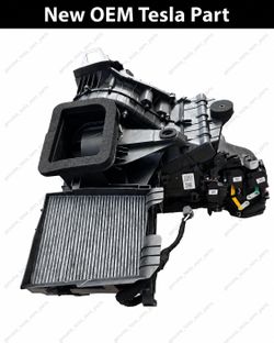 New genuine OEM Tesla Model S / Model X HVAC unit assembly.