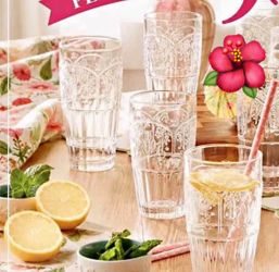 Set de 4 vasos wildflower