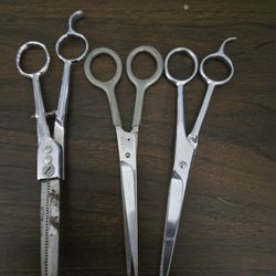 Lot Of 3 Hair Scissors