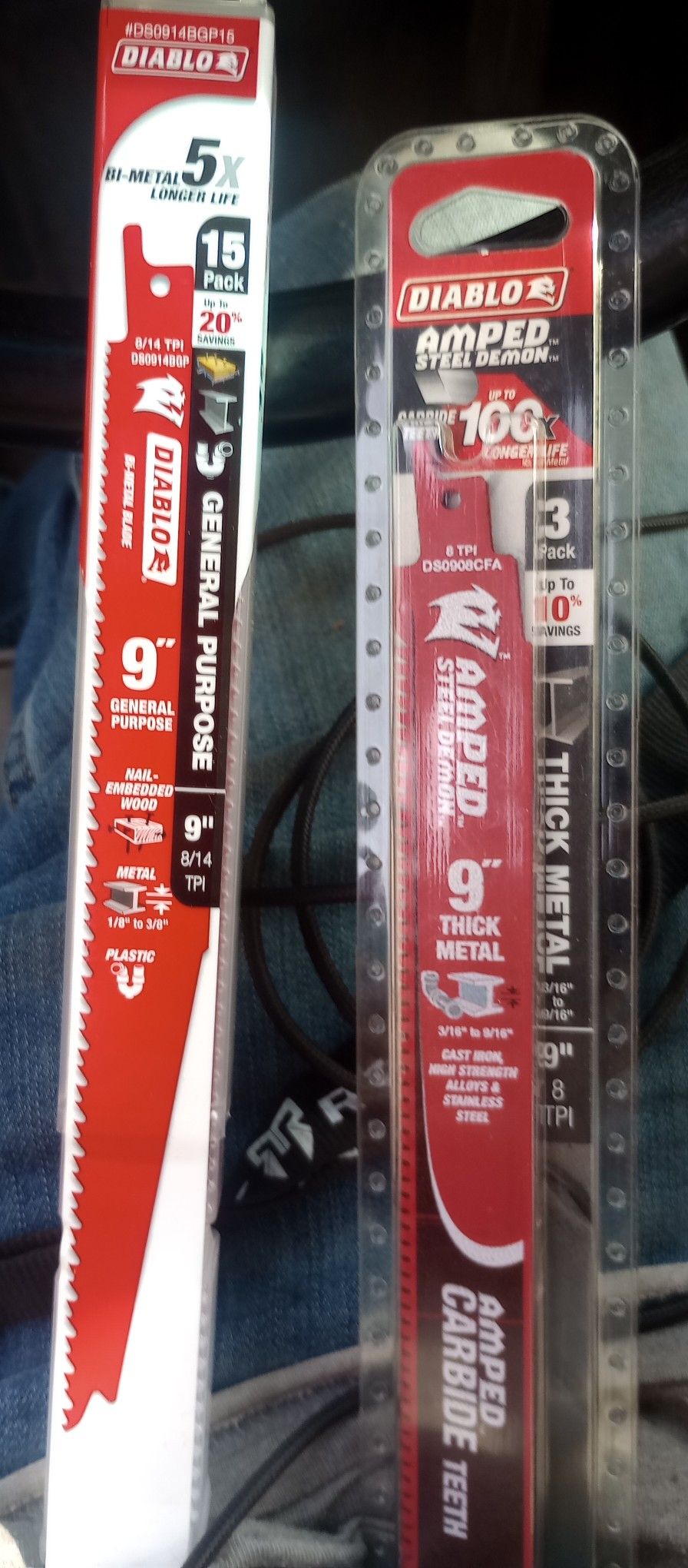 Diablo Sawzall Blades