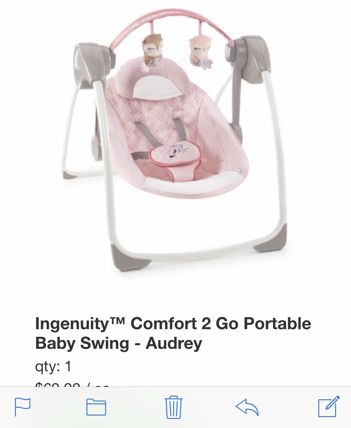 Ingenuity baby swing