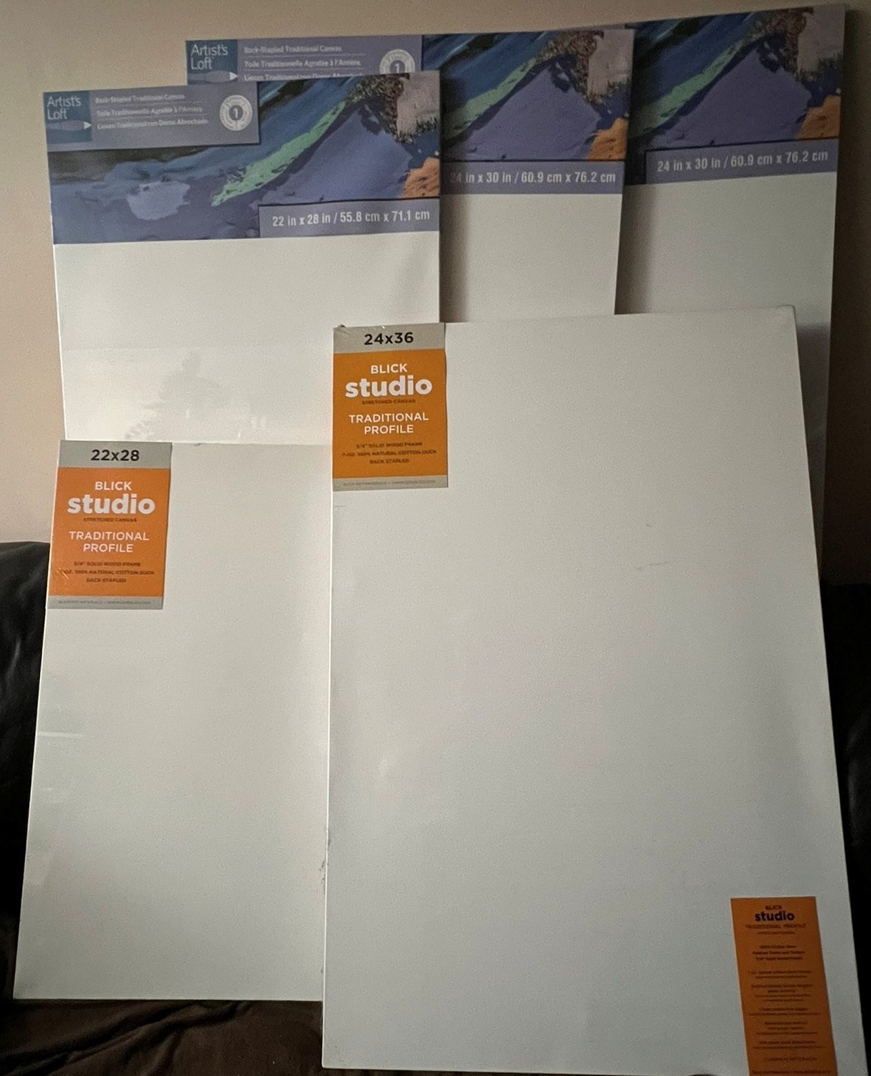 Stretched Art Canvases