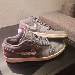 Jordan 1 Low SE / Medium Grey Elephant Print