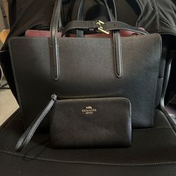 Coach Tote Bag and Wallet - Lightly Used