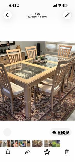 Table and chairs