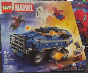Lego Marvel Spider-Man Prison Transport Chase Brand New