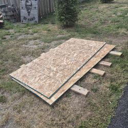4 New Sheets 4x8  7/16 Osb