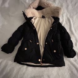 Chamarra Para Niña Talla 7-8 Tela Caliente 