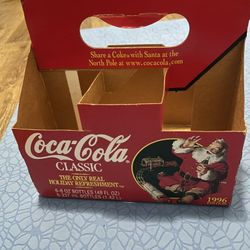 Coca Cola 1996 Christmas 6 Pack