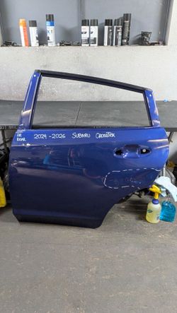 2024-2025-2026 SUBARU CROSSTEK REAR LEFT DOOR OEM USED #10740