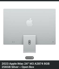 Apple iMac 2023 24’ 8GB 256 GB silver