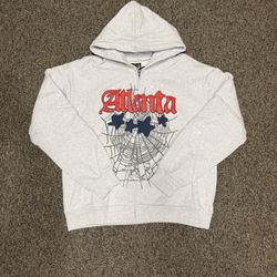 Grey Atlanta Sp5der Hoodie