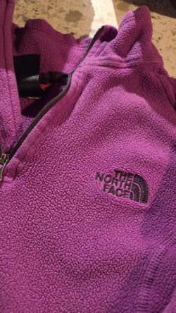 Purple Northface Half Zip Sweater  Size Small