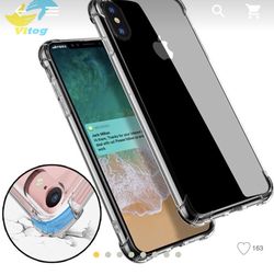 IPhone X transparent case $5