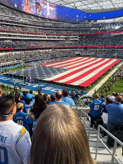 Chargers vs 49ers 8/20 4 seats sec 210 aisle seats