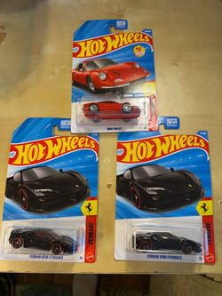 Hot Wheels Ferrari Lot - Dino 206 GT & SF90 Stradale (3 Cars Total)