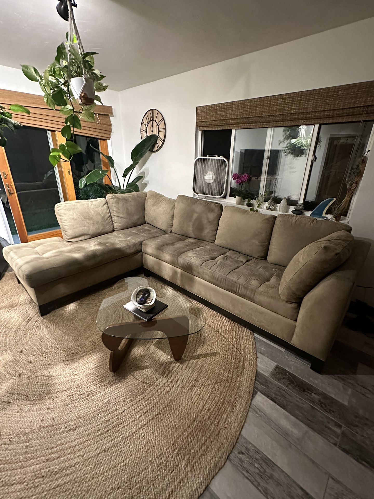 L Shape Leather Couch