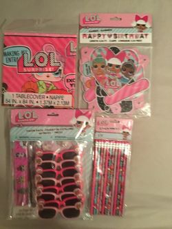 Lol party supplies