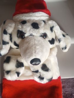 Vintage Christmas Stocking Chrisha Playful Plush