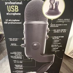 New In Box Microphone With Pop Filter