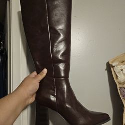 High Heel  Brown Boots 
